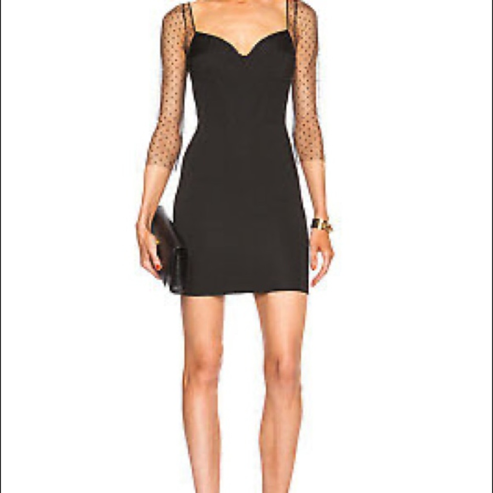 Noam Hanoch Genevieve black sexy holiday dress